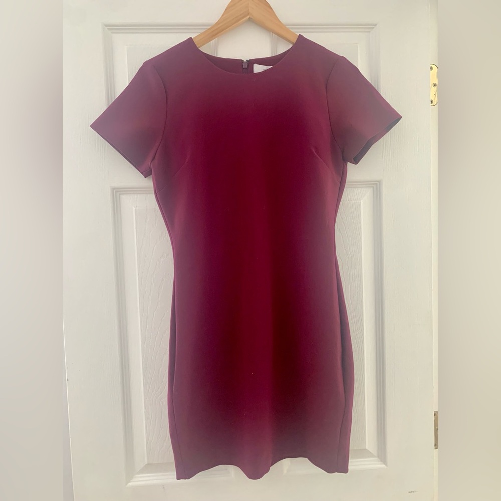 Rich jewel tone fitted dress